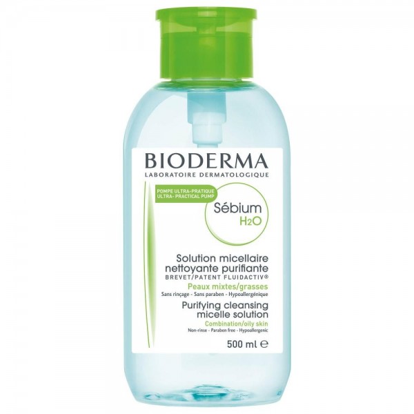 SEBIUM H20 SOLUCION MICELAR 500 ML BIODERMA